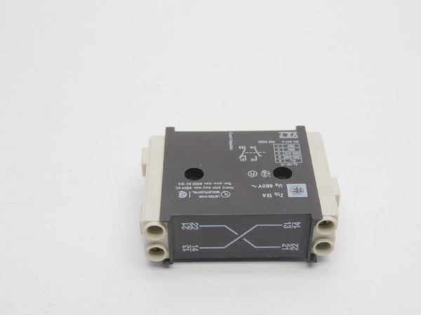 AUXILIARY CONTACT VZ7 660V 12A NSNP