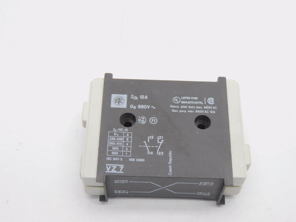 AUXILIARY CONTACT VZ7 660V 12A NSNP
