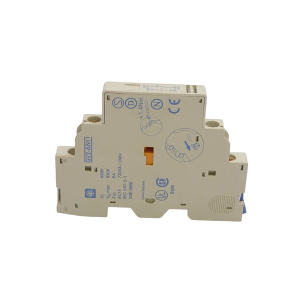 AUXILIARY CONTACT GV2-AN11 690V 6A NSNP