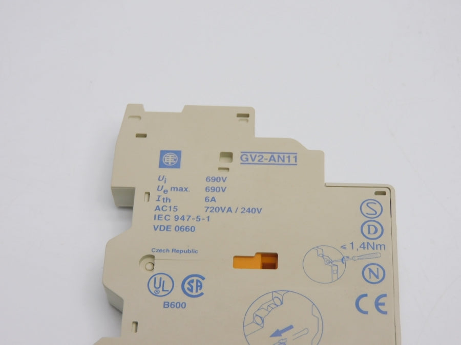 AUXILIARY CONTACT GV2-AN11 690V 6A NSNP