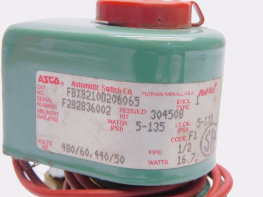 ASCO FBX8210D206065 440/480V 5-135PSI 1/2" NSNP