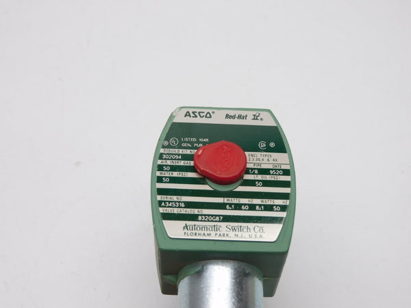 ASCO 8320G87 110/120V 50PSI 1/8" (AS PICTURED) NSNP