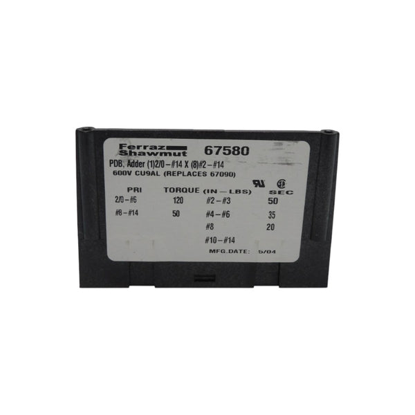 FERRAZ SHAWMUT 67580 600V NSNP