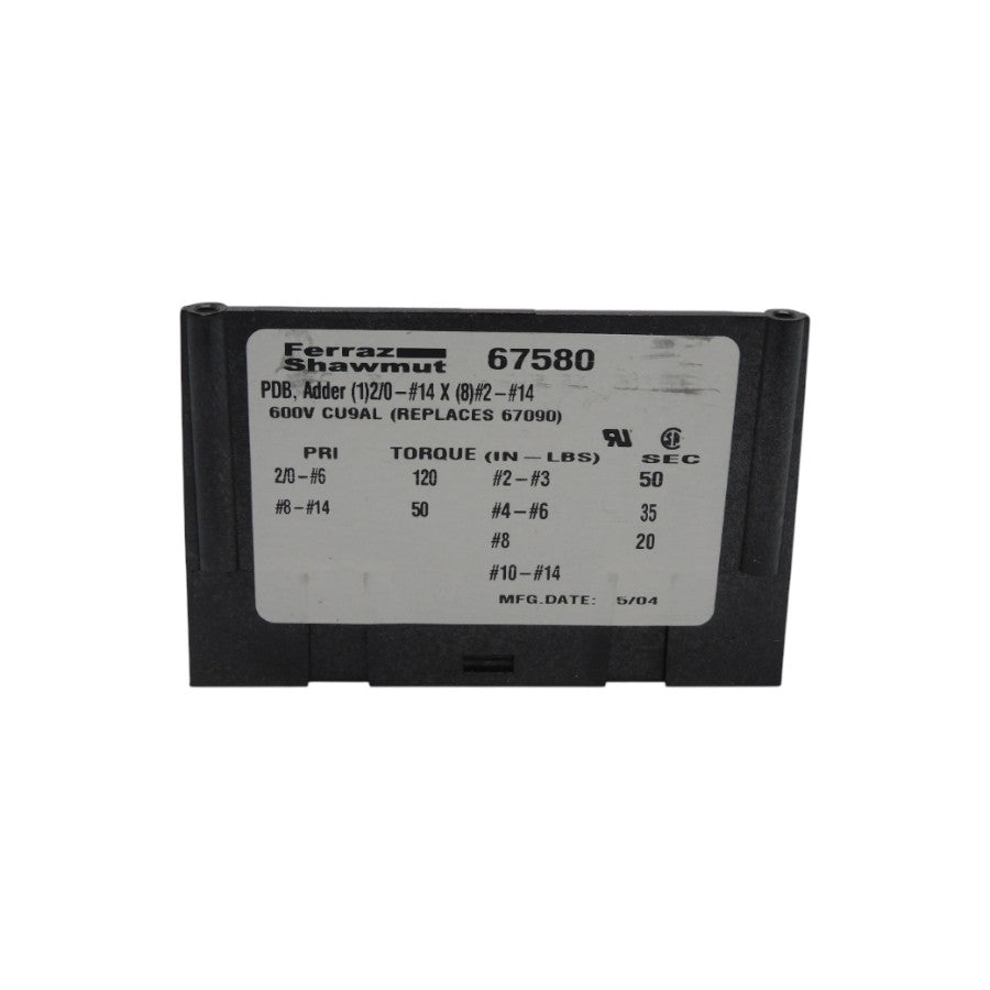 FERRAZ SHAWMUT 67580 600V NSNP