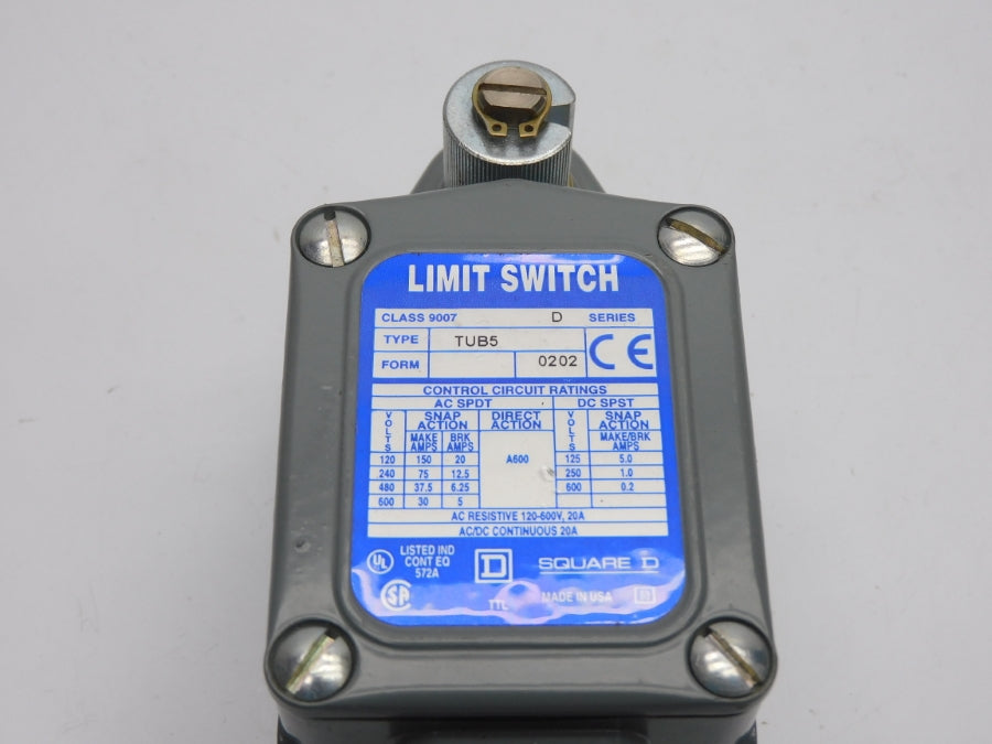 SQUARE D 9007TUB5 SER. D 600V 20A NSNP