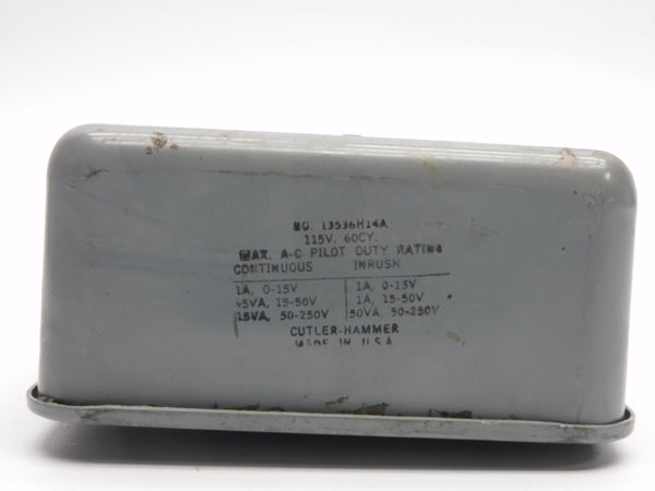 CUTLER HAMMER 13536H14A 115V 1A NSNP
