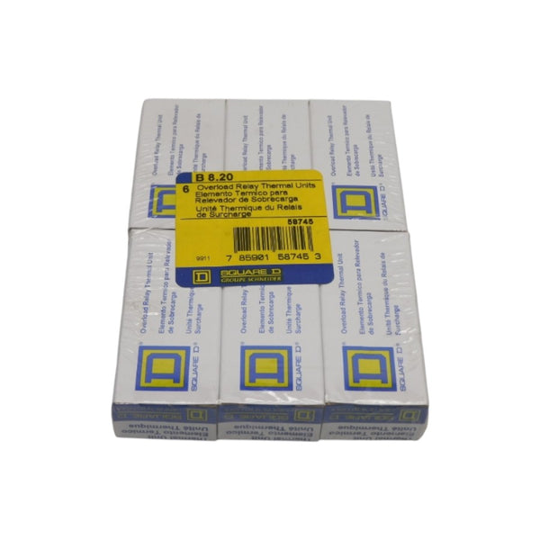 SQUARE D B8.20 (PKG OF 6) NSFS