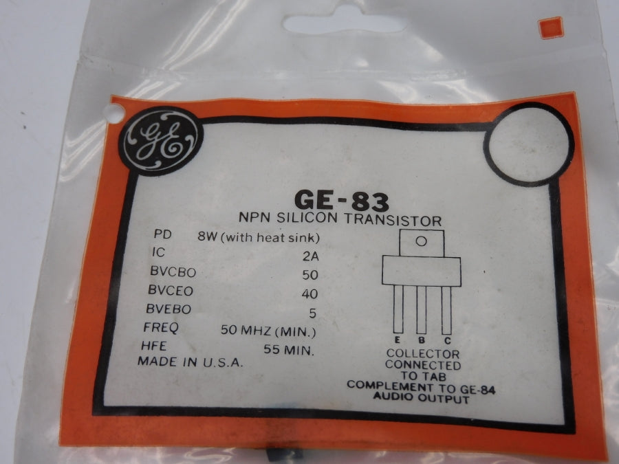 GENERAL ELECTRIC GE-83 2A NSMP