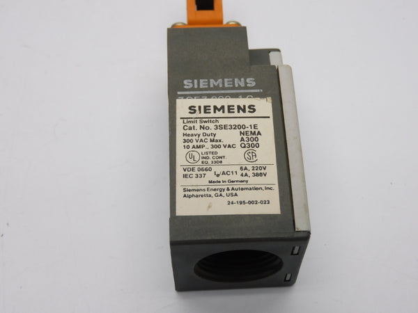 SIEMENS 3SE3200-1E 300VAC 10A NSNP