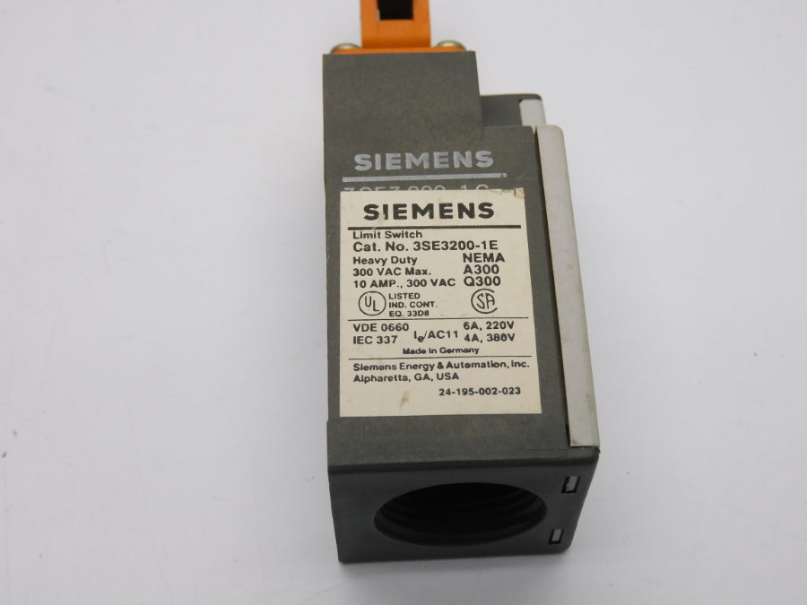 SIEMENS 3SE3200-1E 300VAC 10A NSNP