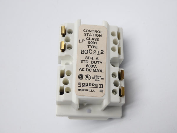 SQUARE D 9001BOC212 SER. A 600V NSNP