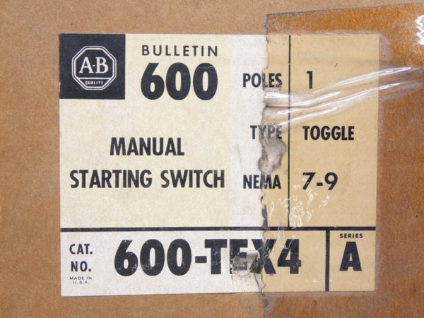 ALLEN BRADLEY 600-TEX4 SER. A 120-240V (BR/YL) NSMP