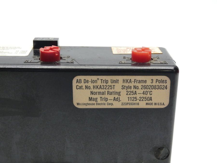 WESTINGHOUSE HKA3225T 225A UNMP