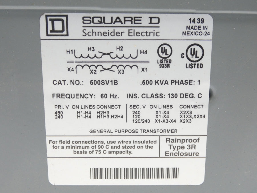 SQUARE D 500SV1B 240/480V NSMP