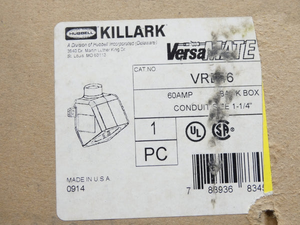 HUBBELL VRE46 1-1/4" NSMP