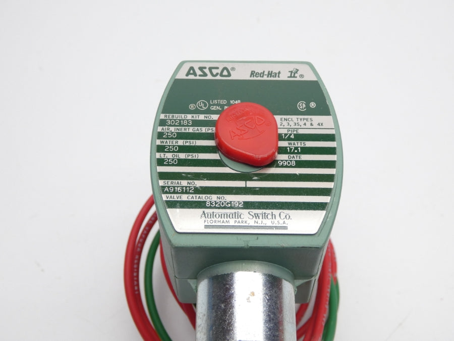 ASCO 8320G192 110/120V 250PSI 1/4" NSNP