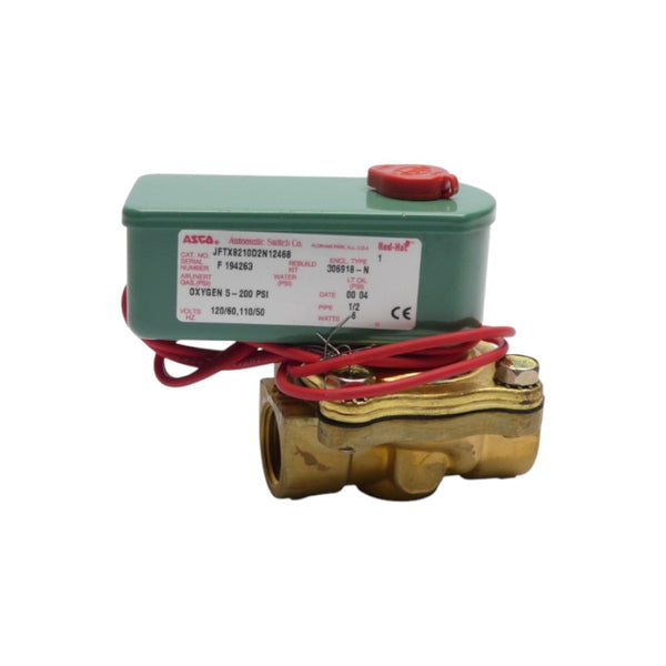 ASCO JFTX8210D2N12468 110/120V 5-200PSI 1/2" NSNP