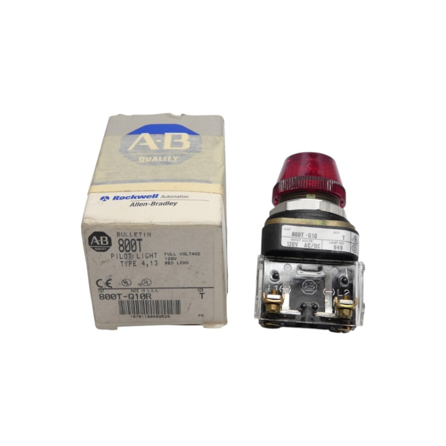 ALLEN BRADLEY 800T-Q10R SER. T 120V (GY/BL) NSMP