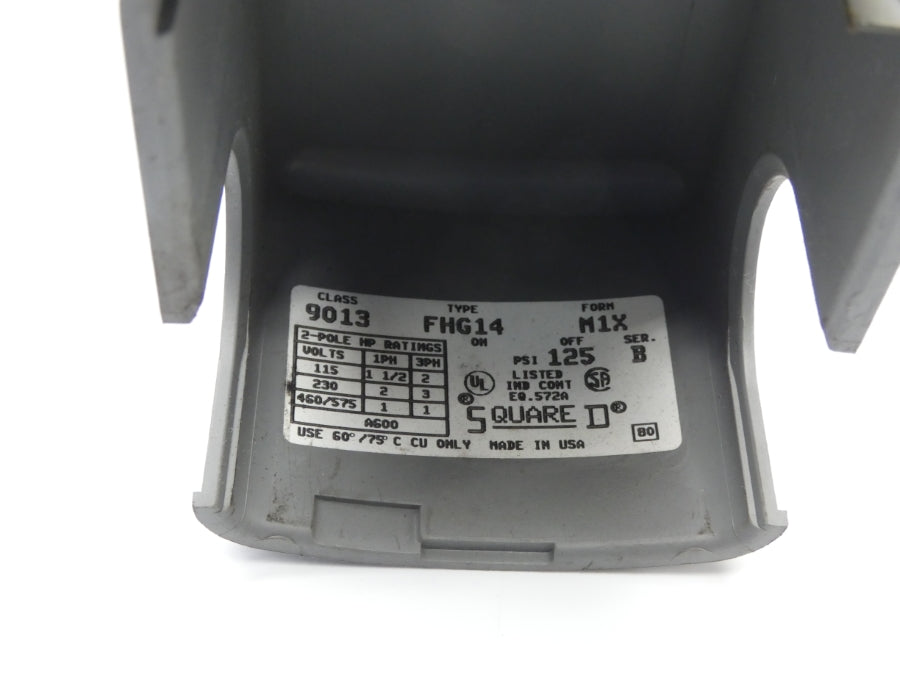 SQUARE D 9013FHG14J52 SER. B 460/575V 125PSI NSMP