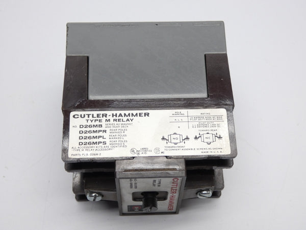 CUTLER HAMMER D26MBA 110/120V 10A NSMP