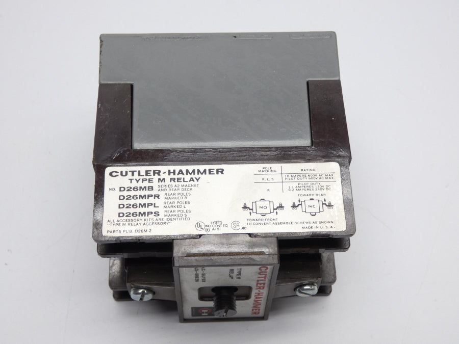 CUTLER HAMMER D26MBA 110/120V 10A NSMP