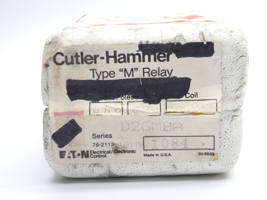 CUTLER HAMMER D26MBA 110/120V 10A NSMP