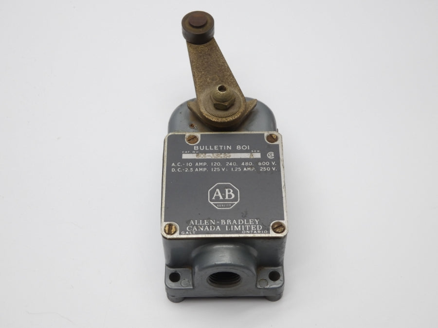 ALLEN BRADLEY 801-ASC25 SER. A 600V 10A (BR/YL) (AS IS) NSMP