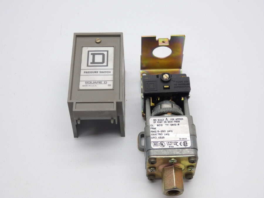 SQUARE D 9012GNG6 5-250PSI NSNP