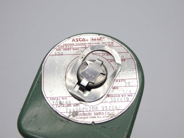 ASCO TX8262B20805704 120V 150PSI 1/4" NSNP