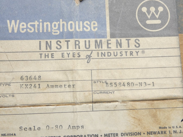 WESTINGHOUSE KX-241 0-80A NSMP
