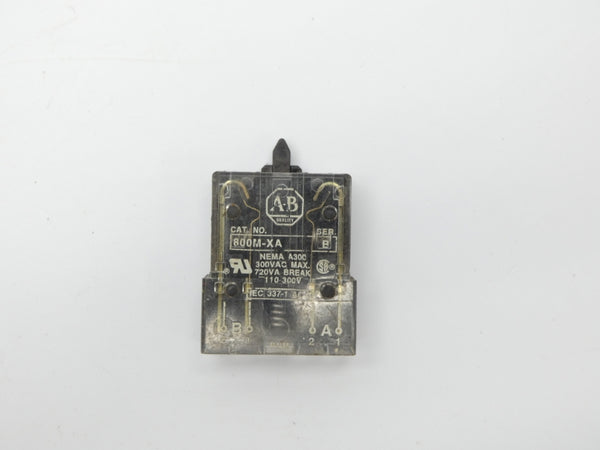 ALLEN BRADLEY 800M-XA SER. B 300V UNMP