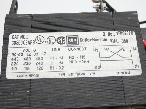 CUTLER HAMMER C0350C2AFB 480V (AS IS) NSNP