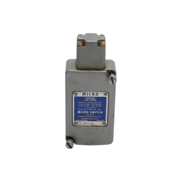 MICRO SWITCH 201LS1 600VAC 10A (GREY) UNMP