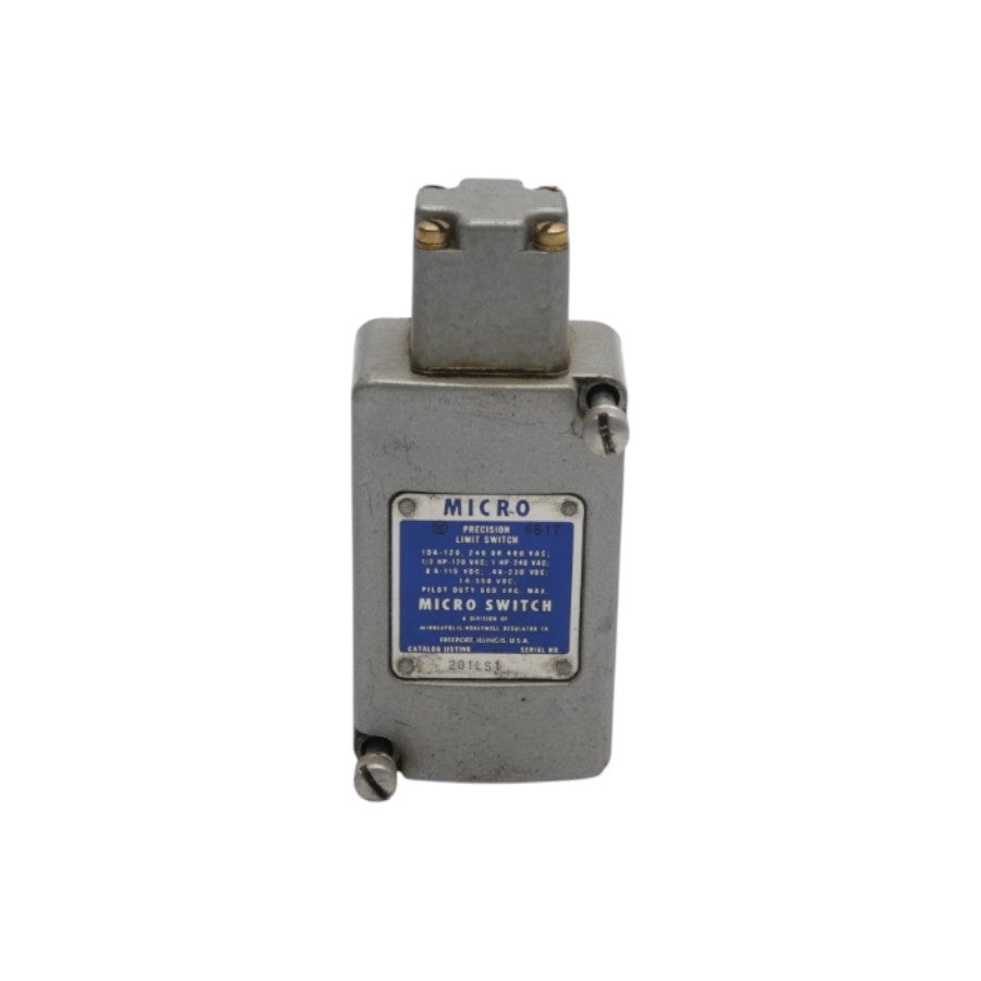 MICRO SWITCH 201LS1 600VAC 10A (GREY) UNMP