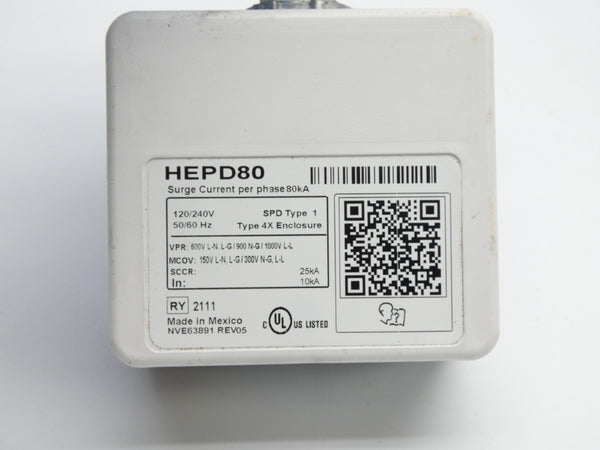 SQUARE D HEPD80 REV. 05 120/240V UNMP
