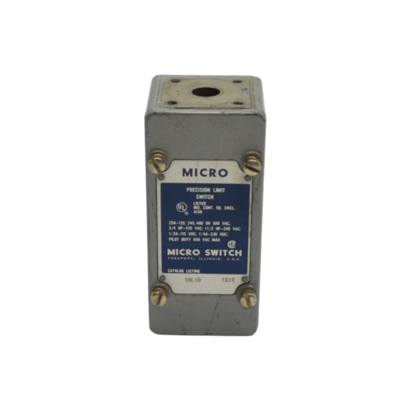 MICRO SWITCH 1ML10 600VAC 20A (GREY) (AS IS) UNMP
