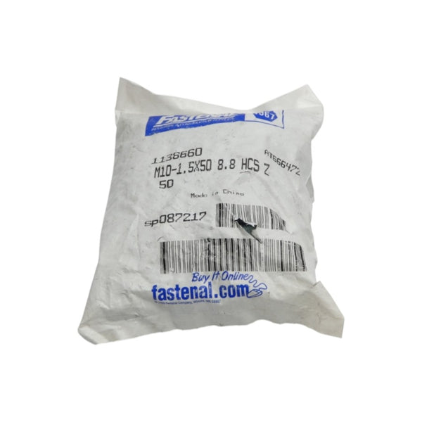 FASTENAL 1138660 M10-1.5X508.8HCSZ (PKG OF 50) NSMP