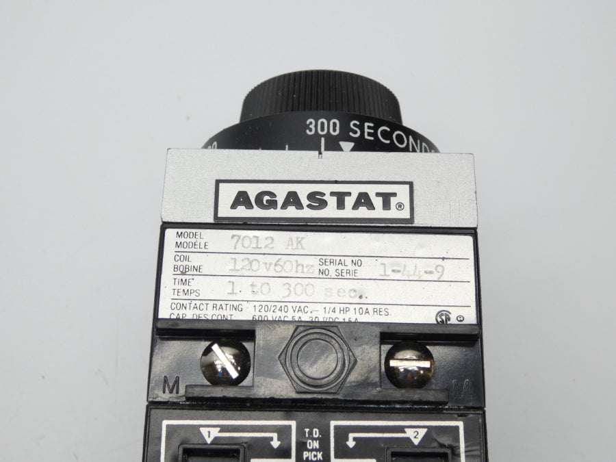 AGASTAT 7012AK 120V 10A 1-300S (AS PICTURED) NSNP