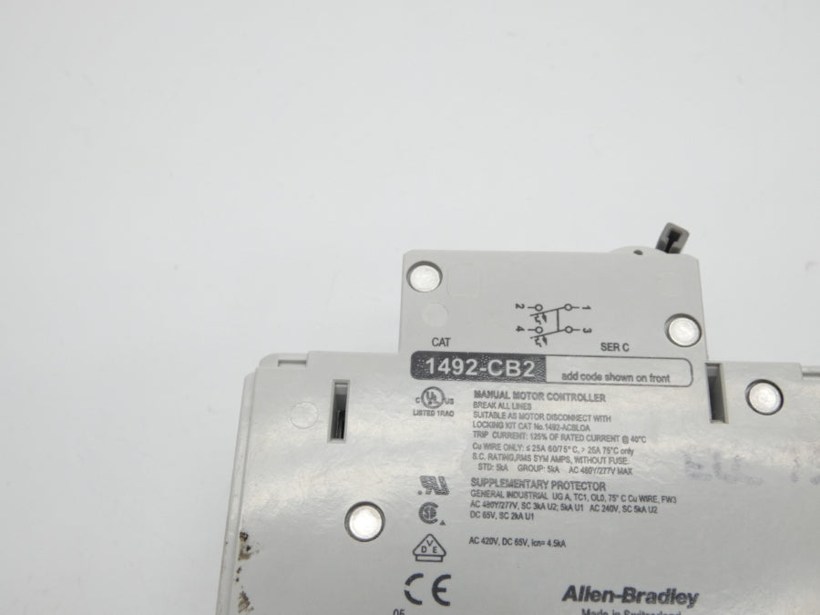 ALLEN BRADLEY 1492-CB2G060 SER. C 277V 6A NSNP