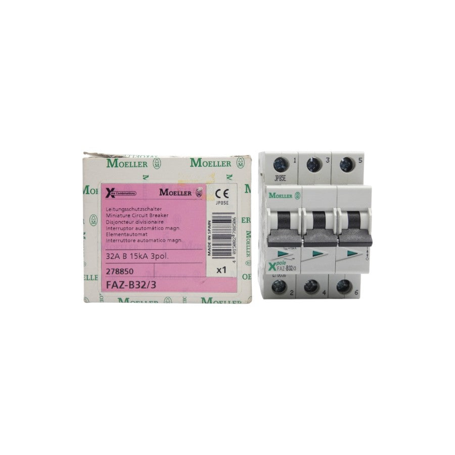 KLOCKNER MOELLER FAZ-B32/3 278850 277VAC 32A NSMP