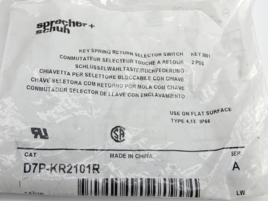 SPRECHER+SCHUH D7P-KR2101R SER. A NSNP