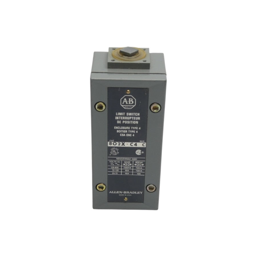 ALLEN BRADLEY 802X-C4 SER. C 120-600VAC 60A (AS IS) NSNP