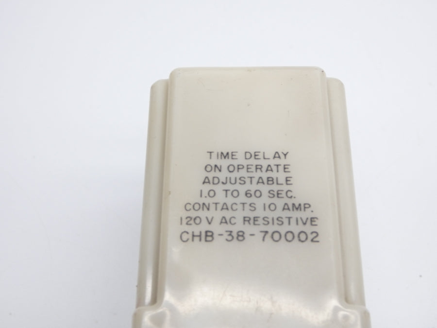 POTTER&BRUMFIELD CHB-38-7002 120VAC 10A 1.0-60S UNMP