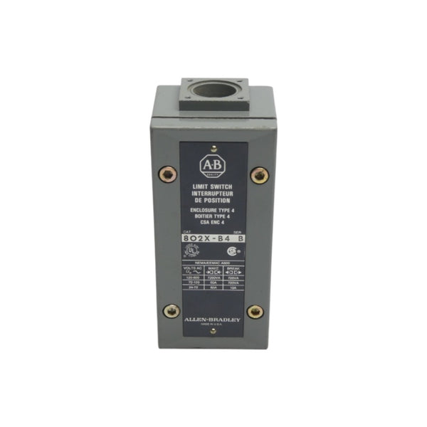 INDUSTRIAL SPARE PART 802X-B4 SER. B 120-600VAC 60A (AS IS) UNMP