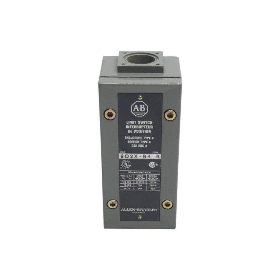 ALLEN BRADLEY 802X-B4 SER. B 120-600VAC 60A (AS IS) UNMP