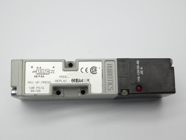 NUMATICS 061BA411K 110/120V .05A 120PSI UNMP