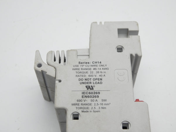 BUSSMANN CH142D 600V 40A UNMP