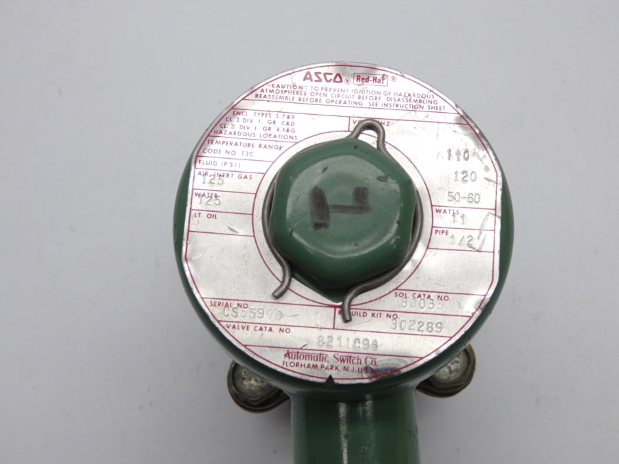 ASCO 8211C94 110/120V 125PSI 1/2" UNMP