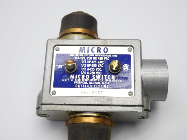MICRO SWITCH BZE-RNX1 480VAC 15A (GREY) NSMP