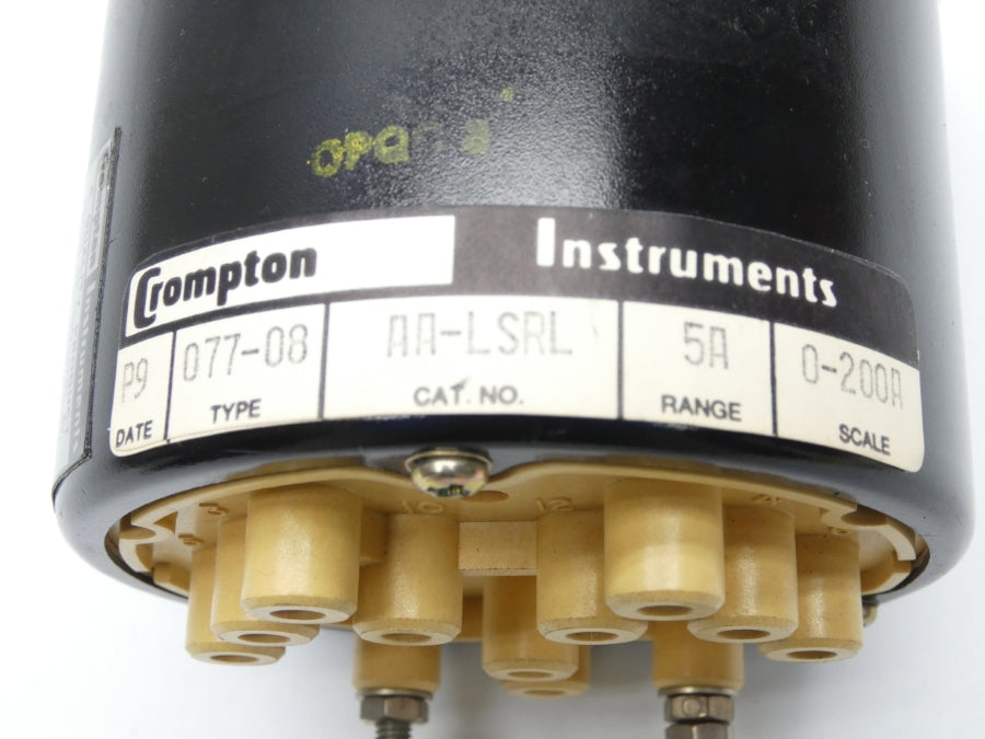 CROMPTON INSTRUMENTS 077-08AA-LSRL 0-200A NSNP